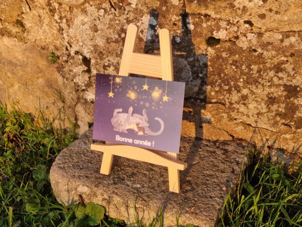 Photo de présentation de la carte de vœux "Bonne année"